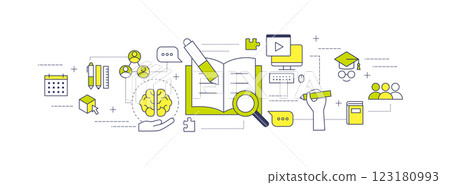 Learning icon image 123180993