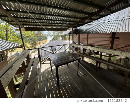 The Kinabatangan river is one of the best and most easily accessible places to see wildlife in Asia! Including so much of Sabah's most sought after wildlife: Orang-utans, proboscis monkeys. 123182842
