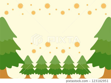 Pollen, hay fever, cedar, tree, allergy, illustration material Pollen, hay fever, cedar, tree, allergy, illustration material 123182951