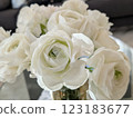 White Ranunculus 123183677