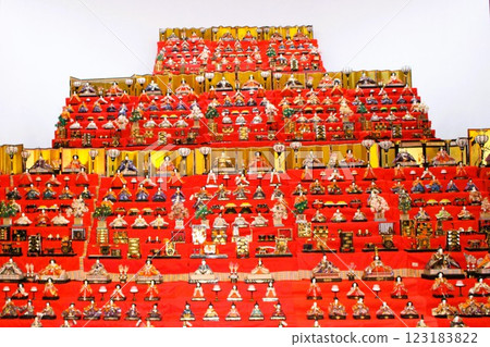 浪漫的真岡雛人偶裝飾 浪漫的真岡雛人偶裝飾 123183822