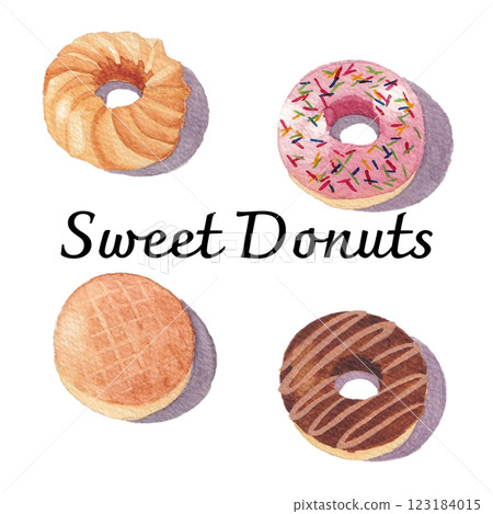 美味新鮮出爐的甜甜圈 123184015