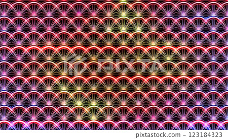 Image material of red geometric seamless pattern Image material of red geometric seamless pattern 123184323