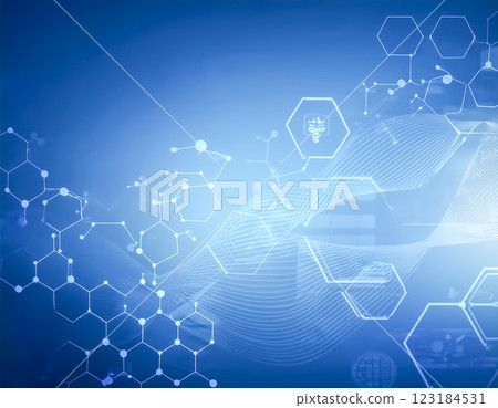 抽象科學圖像素材:六邊形 抽象科學圖像素材:六邊形 123184531