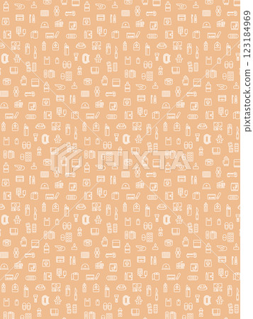 防災用品相關的壁紙插畫 123184969