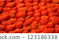Crimson strawberries 123186338