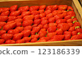Crimson strawberries 123186339