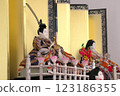 Hina dolls: Emperor and Empress dolls, male doll focus 123186355