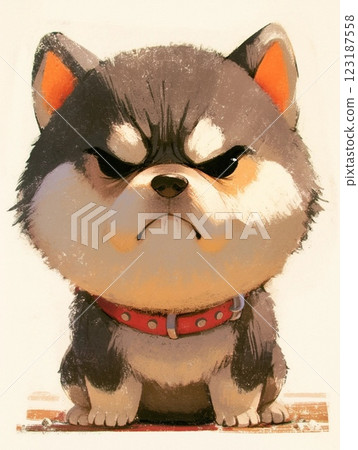 柴犬 黑色柴犬 寵物 可愛 123187558