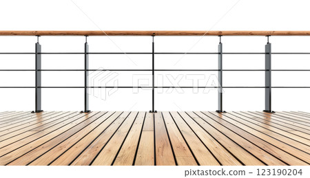 Wooden Balcony 123190204