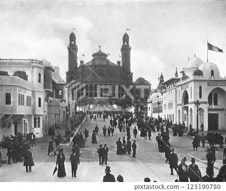 1900 Paris World's Fair, Opening Day, Trocadero Palace 123190780