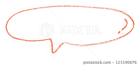 Separate red speech bubble on transparent background. Separate red speech bubble on transparent background. 123190876