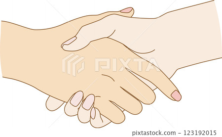 female hands shaking hands 123192015