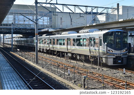 Biwako Line 225 Series Maibara Station Biwako Line 225 Series Maibara Station 123192165