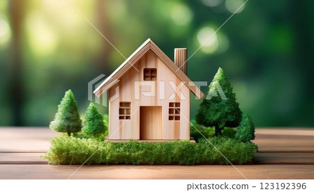 ZEH/Eco-friendly and clean wooden house 3 123192396