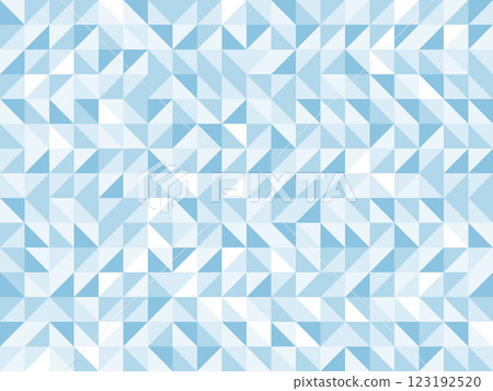 Triangle pattern, geometric background texture, blue, light blue, illustration, abstract 123192520