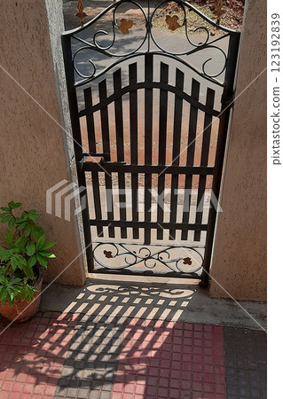 Small, Iron Entry Gate 123192839