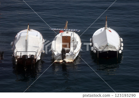 Boats in Dubrovnik harbor, Croatia Boats in Dubrovnik harbor, Croatia 123193290