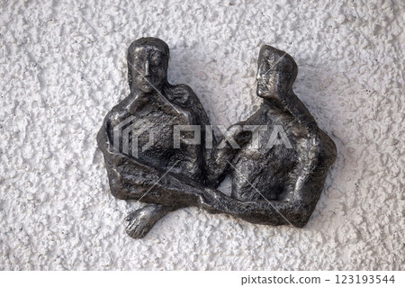 Way of the Cross created by Maria Munz-Natterer in the Erscheinung des Herrn church in Munchen Blumenau, Germany 123193544