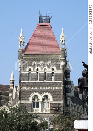 Oriental Insurance Building, Fort area in Mumbai, India 123193572