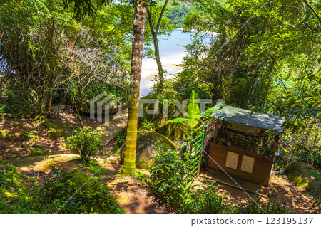 Tropical nature island Ilha Grande Praia de Palmas beach Brazil. Tropical nature island Ilha Grande Praia de Palmas beach Brazil. 123195137