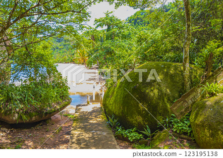 Tropical nature island Ilha Grande Praia de Palmas beach Brazil. Tropical nature island Ilha Grande Praia de Palmas beach Brazil. 123195138