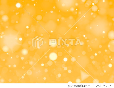 Image material of golden shining light ball bokeh Image material of golden shining light ball bokeh 123195726