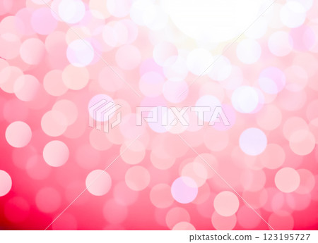 Image material of a red shining light ball bokeh 123195727