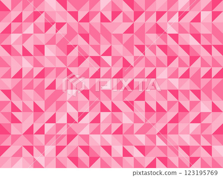 Triangle pattern geometric background texture illustration pink rose 123195769