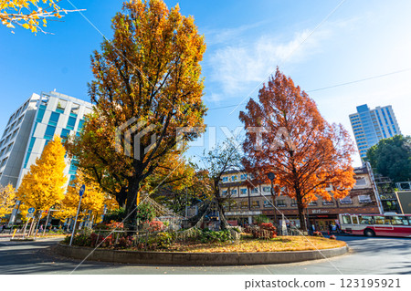 Tokyo, Mitaka Station North Exit Tokyo, Mitaka Station North Exit 123195921