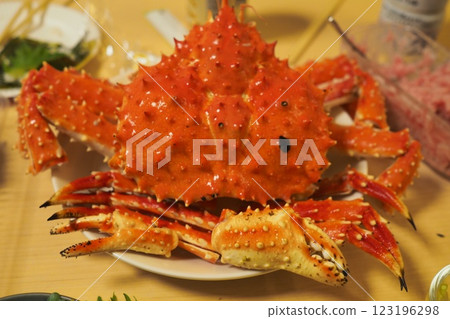 Enjoy a king crab feast at home Enjoy a king crab feast at home 123196298