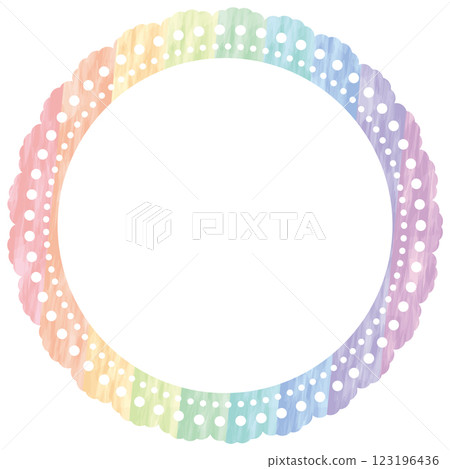 Seven-color watercolor lace fabric_1 123196436