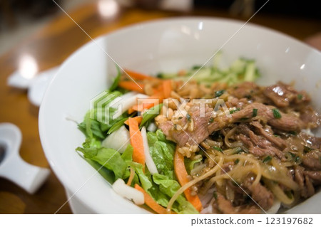 Mixed noodles 123197682