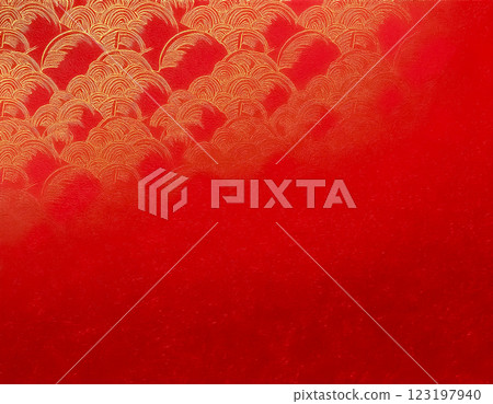 日本紙紋理圖片素材紅金 日本紙紋理圖片素材紅金 123197940