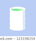 Teacup_Light blue background 123198154