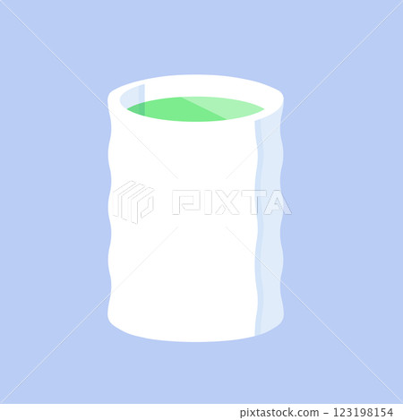 Teacup_Light blue background 123198154