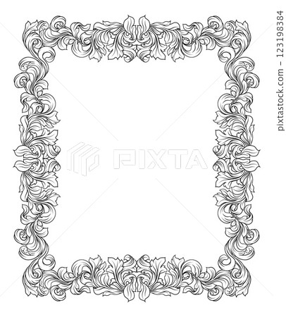 Crest Coat Coat of Arms Border Heraldic Frame 123198384
