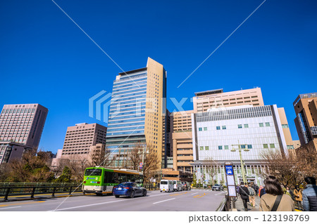 Tokyo cityscape, Japan: Two universities merge to form Tokyo University of Science Hospital (formerly Tokyo Medical and Dental University Hospital) = 10th 123198769