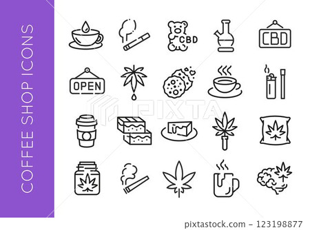 C Shop Icons Set C Shop Icons Set 123198877
