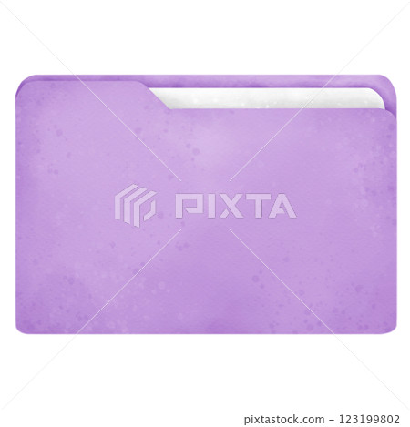 Folder icon cartoon watercolor  123199802