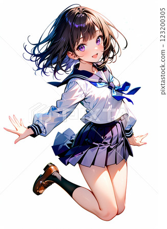 跳躍的水手女孩 跳躍的水手女孩 123200305