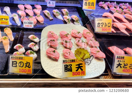 [Yamaguchi Prefecture] Sushi buffet at Karato Market 123200680