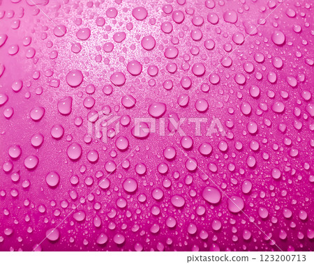 水滴與防水車罩(粉紅色)的圖像素材 水滴與防水車罩(粉紅色)的圖像素材 123200713