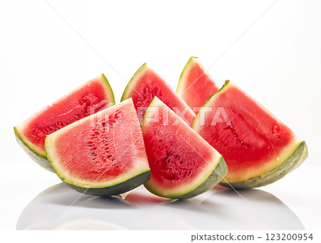 Image material of cut watermelon 123200954