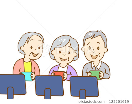 Enjoy games, e-sports, brain training 123201619
