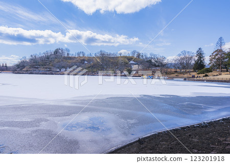 冬季志高湖被冰覆蓋 123201918