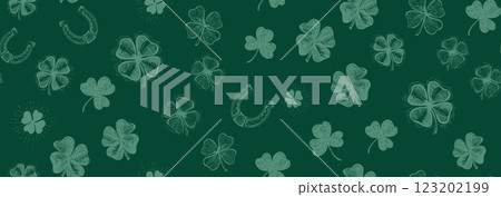 clover, pattern, leaf 123202199