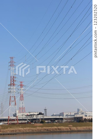 輸電塔(千葉縣市川市) 輸電塔(千葉縣市川市) 123202520