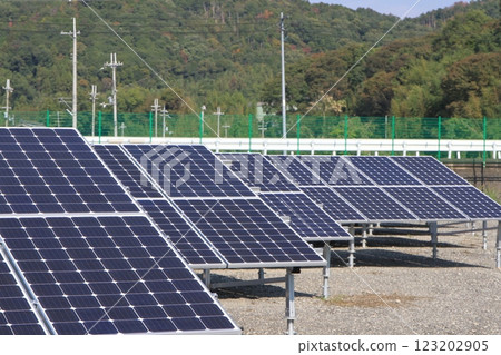 Solar panels installed in Gojo City, Nara Prefecture Solar panels installed in Gojo City, Nara Prefecture 123202905