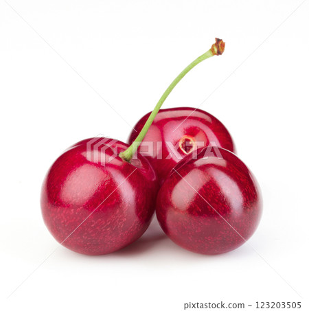 Cherry on white background 123203505